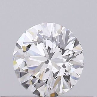 0.28 Carat Round E VVS2 EX GIA Natural Diamond