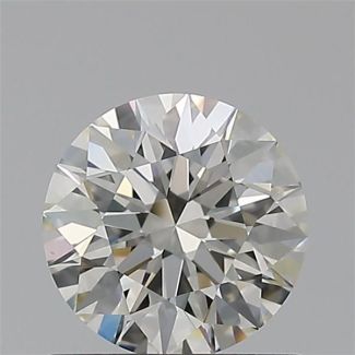 0.70 Carat Round H VVS1 EX GIA Natural Diamond