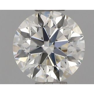 0.4 Carat Round H VS1 EX IGI Natural Diamond