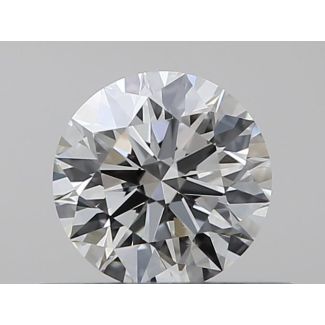 0.32 Carat Round I VVS2 EX GIA Natural Diamond