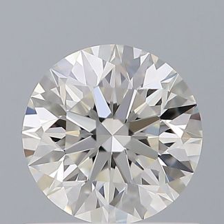 0.61 Carat Round H VVS1 EX GIA Natural Diamond