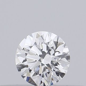 0.2 Carat Round E VVS2 EX GIA Natural Diamond