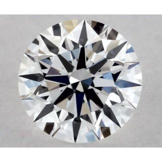 0.36 Carat Round E VVS2 EX GIA Natural Diamond