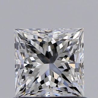 0.71 Carat Princess E VS1 - EX VG GIA Natural Diamond