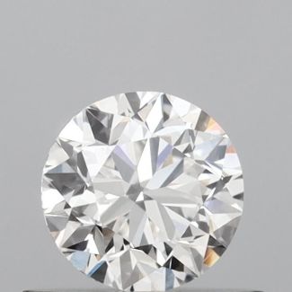 0.5 Carat Round G VVS2 VG EX GIA Natural Diamond