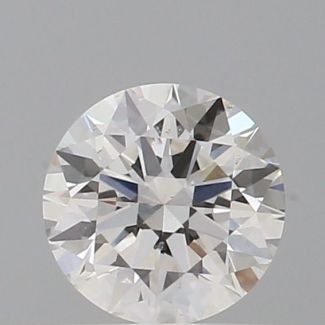 0.43 Carat Round H SI1 EX GIA Natural Diamond