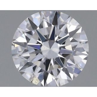 0.35 Carat Round G VS2 EX GIA Natural Diamond