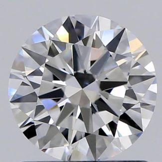 0.87 Carat Round F VVS2 EX GIA Natural Diamond