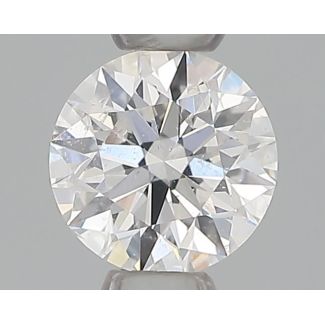 0.32 Carat Round F SI2 EX GIA Natural Diamond