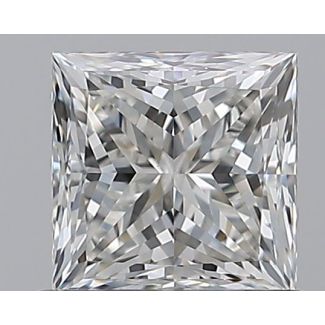 0.75 Carat Princess H VVS2 - EX GIA Natural Diamond