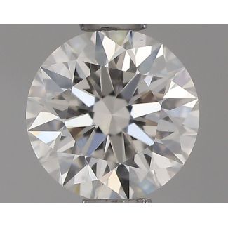 0.57 Carat Round G SI1 EX GIA Natural Diamond