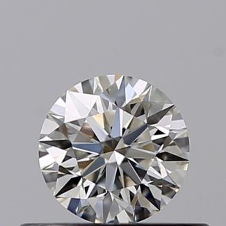 0.32 Carat Round H VVS2 EX GIA Natural Diamond