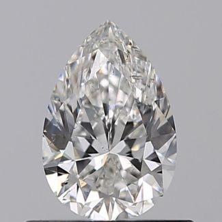 0.51 Carat Pear F SI2 - VG GIA Natural Diamond