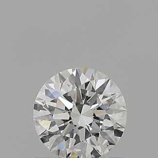 0.56 Carat Round E SI1 EX GIA Natural Diamond