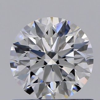 0.61 Carat Round D VS1 EX GIA Natural Diamond