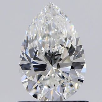 0.70 Carat Pear F SI2 - VG GIA Natural Diamond