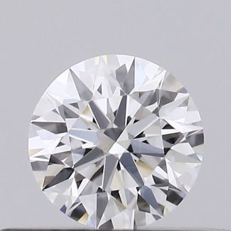 0.27 Carat Round D VVS1 EX GIA Natural Diamond