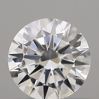 0.44 Carat Round D VVS2 EX GIA Natural Diamond