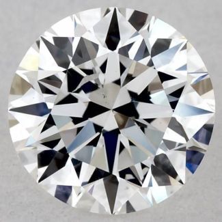 0.6 Carat Round E SI1 EX GIA Natural Diamond