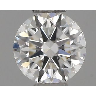 0.34 Carat Round G VVS1 EX IGI Natural Diamond