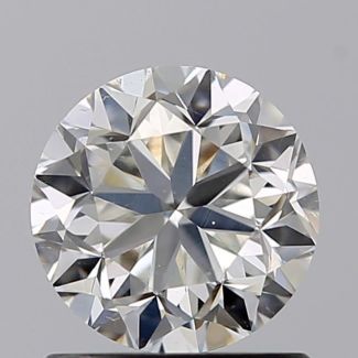 1.00 Carat Round H SI1 GD EX VG GIA Natural Diamond