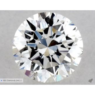 0.42 Carat Round G SI2 VG EX GIA Natural Diamond