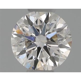 0.30 Carat Round G SI2 EX GIA Natural Diamond