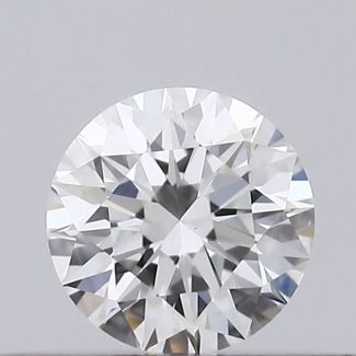 0.23 Carat Round G VVS2 EX GIA Natural Diamond