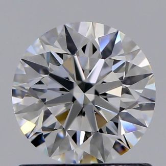 0.80 Carat Round F VS1 EX GIA Natural Diamond