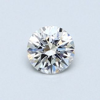 0.48 Carat Round F VS2 EX VG GIA Natural Diamond