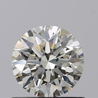 0.61 Carat Round J VVS1 VG EX GIA Natural Diamond