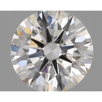 0.30 Carat Round E SI2 EX GIA Natural Diamond