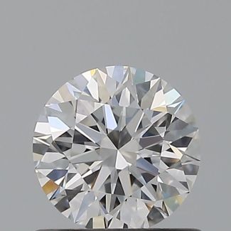 0.62 Carat Round D VS1 EX GIA Natural Diamond