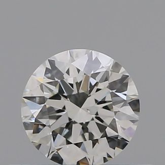 0.31 Carat Round I SI1 EX GIA Natural Diamond