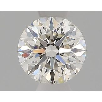 0.31 Carat Round H SI1 EX GIA Natural Diamond