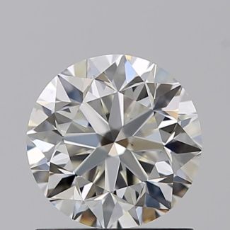 0.91 Carat Round H VS1 VG EX GIA Natural Diamond