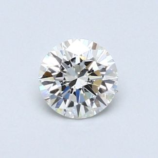 0.44 Carat Round I VS1 EX VG GIA Natural Diamond