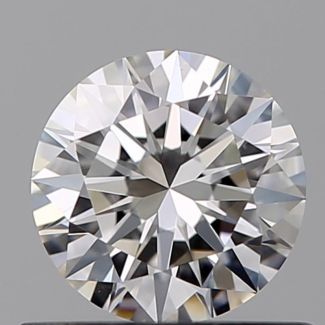 0.51 Carat Round E VS1 EX GIA Natural Diamond