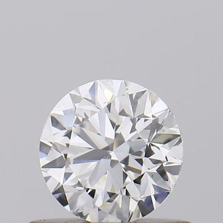 0.5 Carat Round F VS2 VG EX GIA Natural Diamond