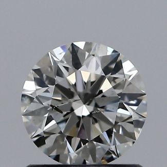 0.80 Carat Round I SI2 EX VG GIA Natural Diamond