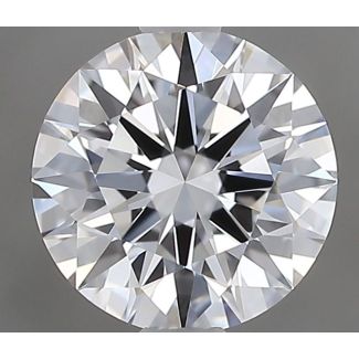 0.72 Carat Round D VVS2 EX GIA Natural Diamond