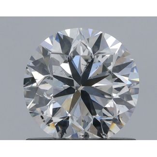 1.0 Carat Round H SI2 VG EX GIA Natural Diamond