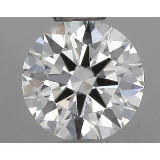 0.4 Carat Round H IF EX IGI Natural Diamond