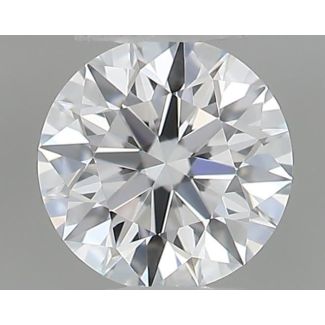 0.22 Carat Round D VS1 EX GIA Natural Diamond