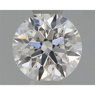 0.30 Carat Round G SI1 EX GIA Natural Diamond