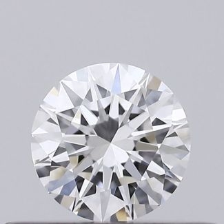 0.27 Carat Round D VVS2 EX GIA Natural Diamond