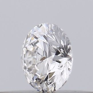 0.19 Carat Round H VVS1 EX GIA Natural Diamond