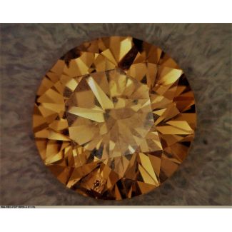 3.01 Carat Round Fancy Deep Yellow GD GIA Natural Diamond