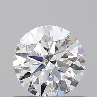 0.5 Carat Round E VS2 VG EX GIA Natural Diamond