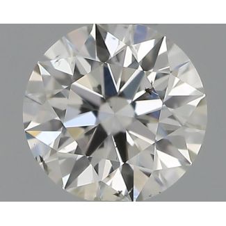 0.30 Carat Round H SI2 VG EX GIA Natural Diamond